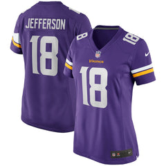 Justin Jefferson Women's Game Jersey - Minnesota Vikings Jerseys