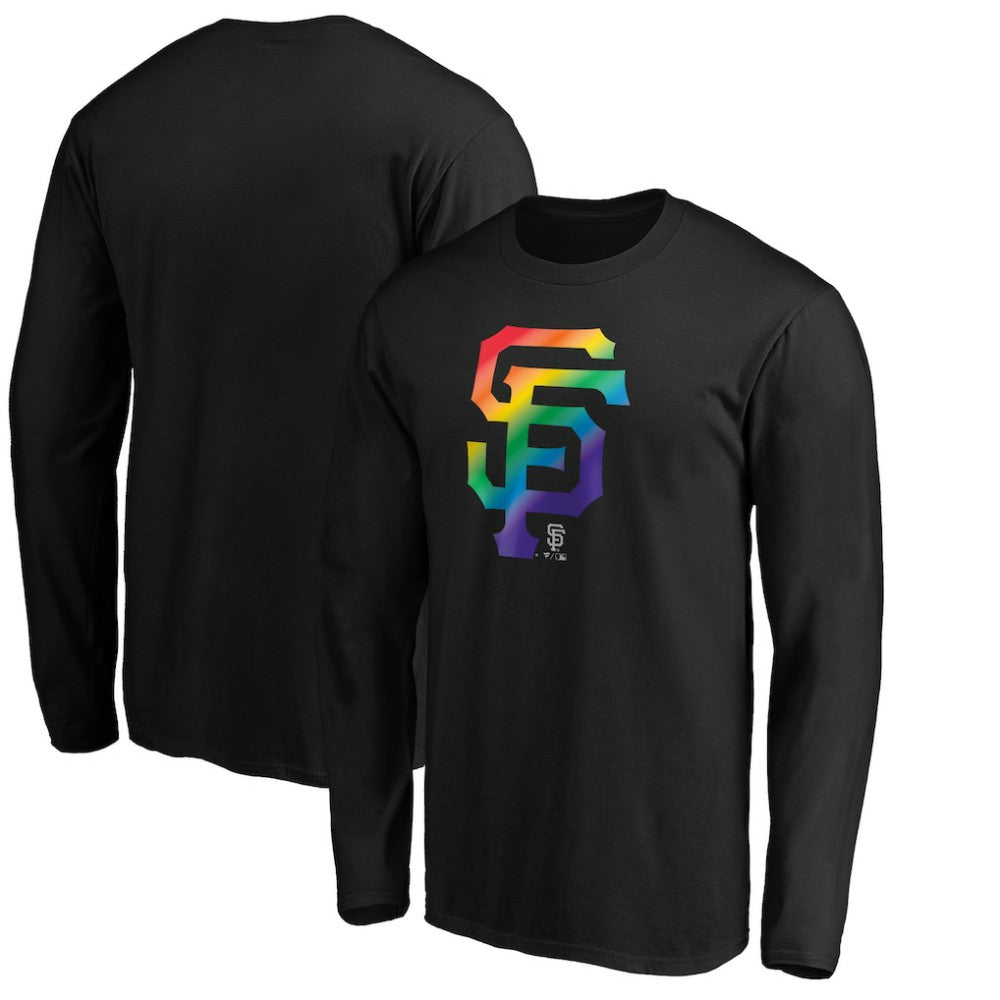 Black San Francisco Giants Team Pride Logo Long Sleeve T-Shirt