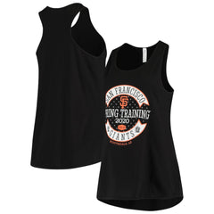 Black San Francisco Giants Soft as a Grape Women's 2020 Spring Training Circle Tank Top