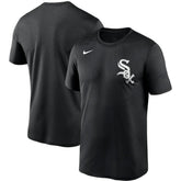 Black Chicago White Sox Nike Wordmark Legend Performance T-Shirt
