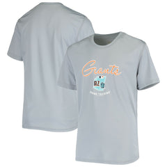 Gray San Francisco Giants Youth Spring Training Script Logo T-Shirt