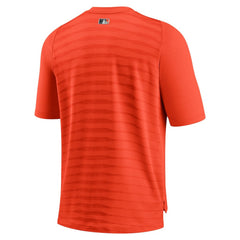 Orange Baltimore Orioles Nike Authentic Collection Pregame Performance V-Neck T-Shirt