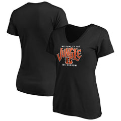 Joe Burrow Women's Jungle Joe V-Neck T-Shirt - Cincinnati Bengals T-shirts