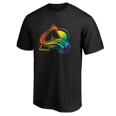 NHL Colorado Avalanche Team Pride Logo T-Shirt