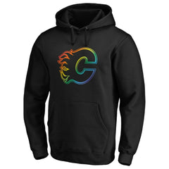 NHL Calgary Flames Team Pride Logo Pullover Hoodie