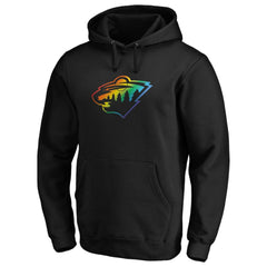 NHL Minnesota Wild Team Pride Logo Pullover Hoodie