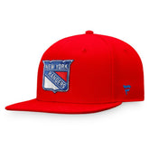 NHL New York Rangers Fanatics Core Primary Logo Fitted Hat