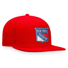 NHL New York Rangers Fanatics Core Primary Logo Fitted Hat