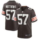 Clay Matthews Game Retired Player Jersey - Cleveland Browns Jerseys