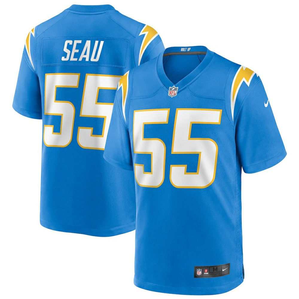 Junior Seau Game Retired Player Jersey - Los Angeles Chargers Jerseys
