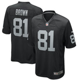 Tim Brown Game Retired Player Jersey - Las Vegas Raiders Jerseys