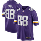 Alan Page Game Retired Player Jersey - Minnesota Vikings Jerseys
