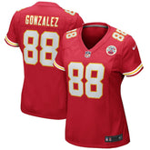 Tony Gonzalez Women's Game Retired Player Jersey - Kansas City Chiefs Jerseys
