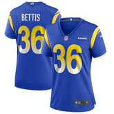 Jerome Bettis Women's Game Retired Player Jersey - Los Angeles Rams Jerseys