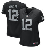Ken Stabler Women's Game Retired Player Jersey - Las Vegas Raiders Jerseys