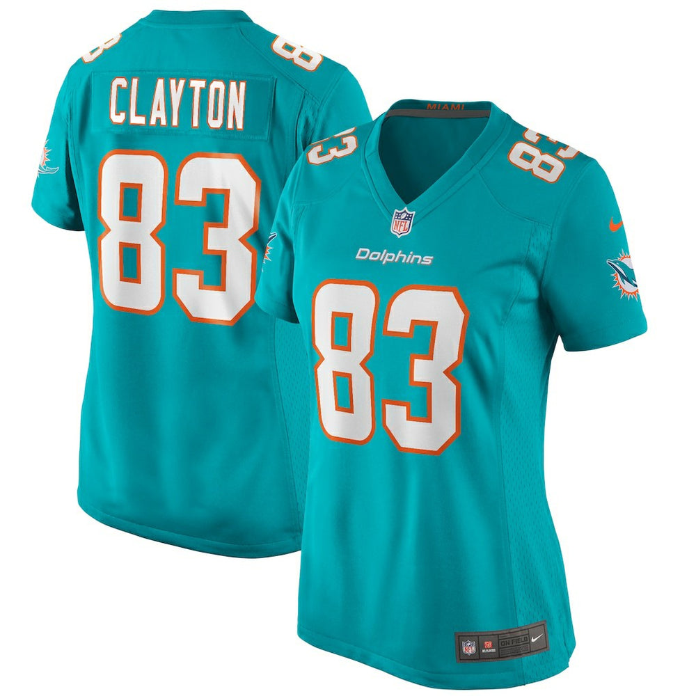 Mark Clayton Women's Game Retired Player Jersey - Miami Dolphins Jerseys