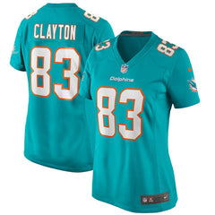 Mark Clayton Women's Game Retired Player Jersey - Miami Dolphins Jerseys