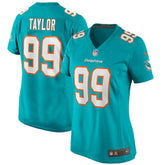 Jason Taylor Women's Game Retired Player Jersey - Miami Dolphins Jerseys