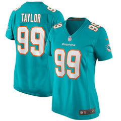 Jason Taylor Women's Game Retired Player Jersey - Miami Dolphins Jerseys