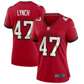 John Lynch Women's Game Retired Player Jersey - Tampa Bay Buccaneers Jerseys