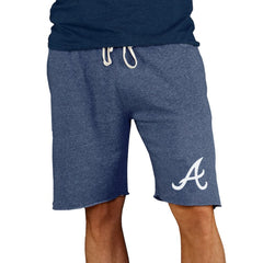 Navy Atlanta Braves Concepts Sport Mainstream Terry Shorts