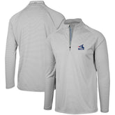 Gray Chicago White Sox Levelwear Orion Historic Logo Raglan Quarter-Zip Jacket
