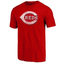 Red Cincinnati Reds Father's Day Greatest Dad Tri-Blend T-Shirt