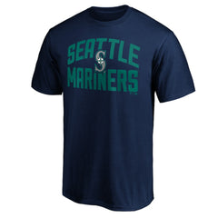 Navy Seattle Mariners Father's Day #1 Dad T-Shirt