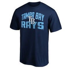 Navy Tampa Bay Rays Father's Day #1 Dad T-Shirt
