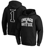 Black Chicago White Sox Father's Day #1 Dad Pullover Hoodie