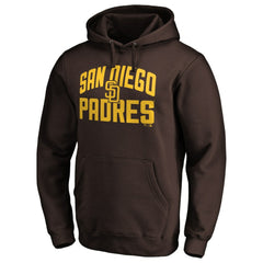 Brown San Diego Padres Father's Day #1 Dad Pullover Hoodie