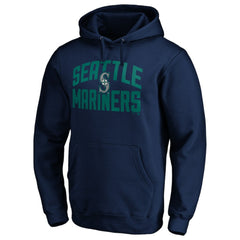 Navy Seattle Mariners Father's Day #1 Dad Pullover Hoodie