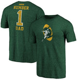 #1 Dad Team Logo T-Shirt - Green Bay Packers T-shirts