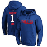 #1 Dad Pullover Hoodie - Buffalo Bills Hoodies