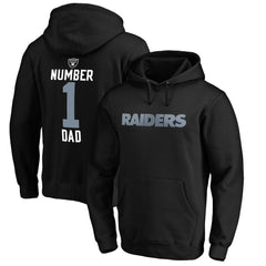 #1 Dad Pullover Hoodie - Las Vegas Raiders Hoodies