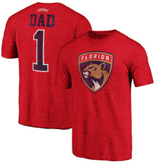 NHL Florida Panthers Greatest Dad Tri-Blend T-Shirt