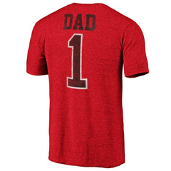 NHL New Jersey Devils Greatest Dad Tri-Blend T-Shirt