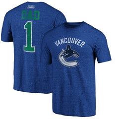 NHL Vancouver Canucks Greatest Dad Tri-Blend T-Shirt