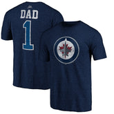 NHL Winnipeg Jets Greatest Dad Tri-Blend T-Shirt