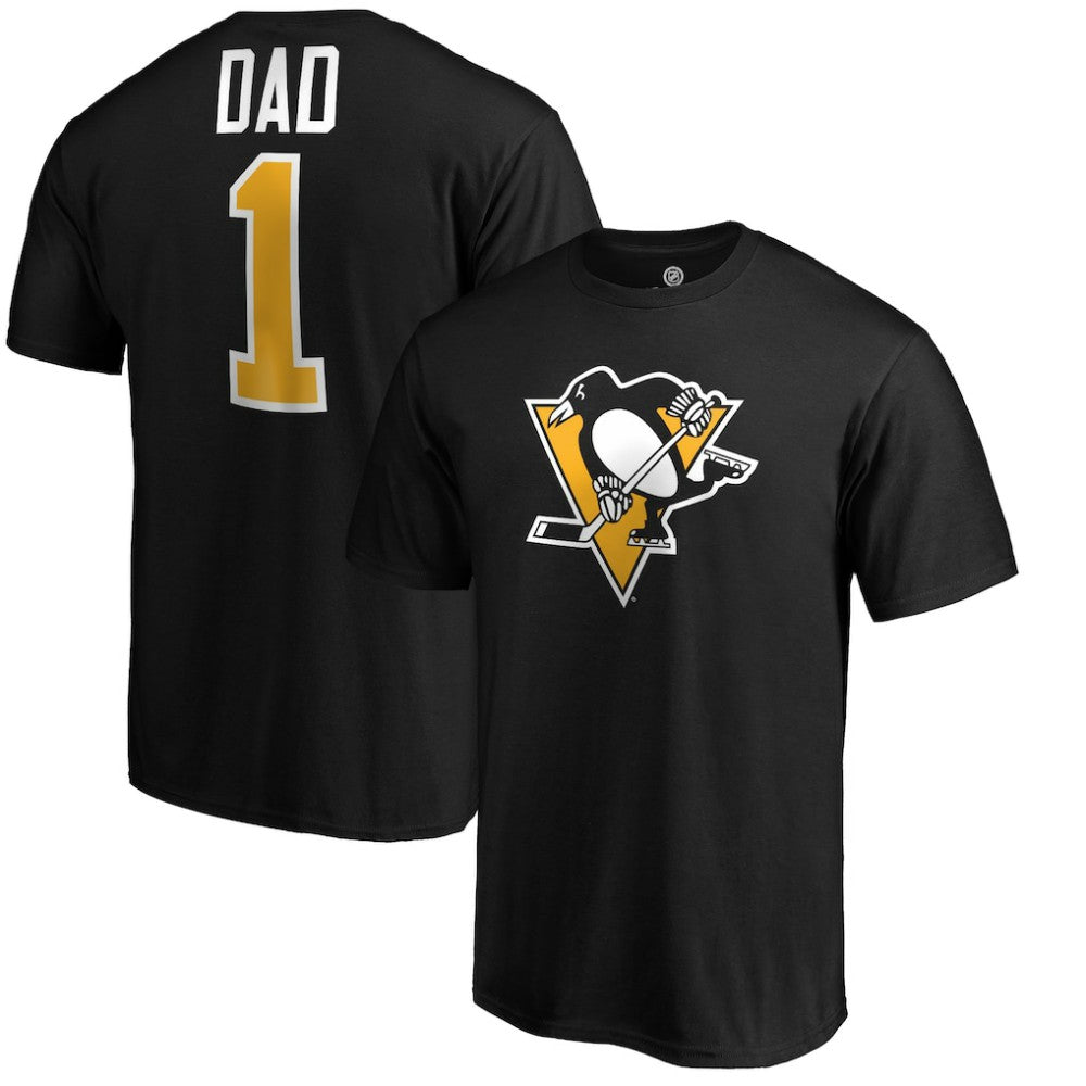 NHL Pittsburgh Penguins #1 Dad Logo T-Shirt