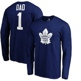 NHL Toronto Maple Leafs #1 Dad Long Sleeve T-Shirt
