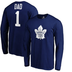 NHL Toronto Maple Leafs #1 Dad Long Sleeve T-Shirt