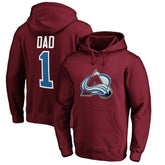 NHL Colorado Avalanche #1 Dad Pullover Hoodie