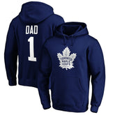 NHL Toronto Maple Leafs #1 Dad Pullover Hoodie