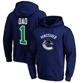 NHL Vancouver Canucks #1 Dad Pullover Hoodie