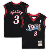 Mitchell & Ness Allen Iverson Philadelphia 76ers Preschool 2000-2001 Hardwood Classics Throwback Team Jersey