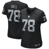 Art Shell Women's Game Retired Player Jersey - Las Vegas Raiders Jerseys