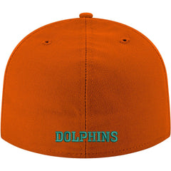 Omaha Throwback 59FIFTY Fitted Hat - Miami Dolphins Hats