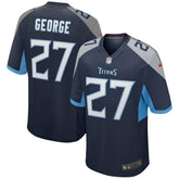 Eddie George Game Retired Player Jersey - Tennessee Titans Jerseys