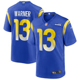Kurt Warner Game Retired Player Jersey - Los Angeles Rams Jerseys